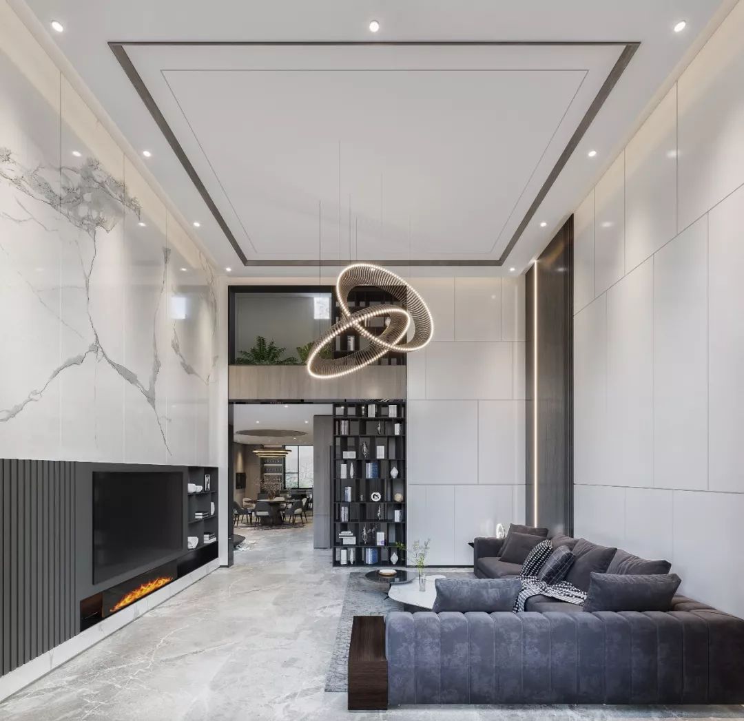 《墨》极简黑白灰,打造诗意栖息空间-36