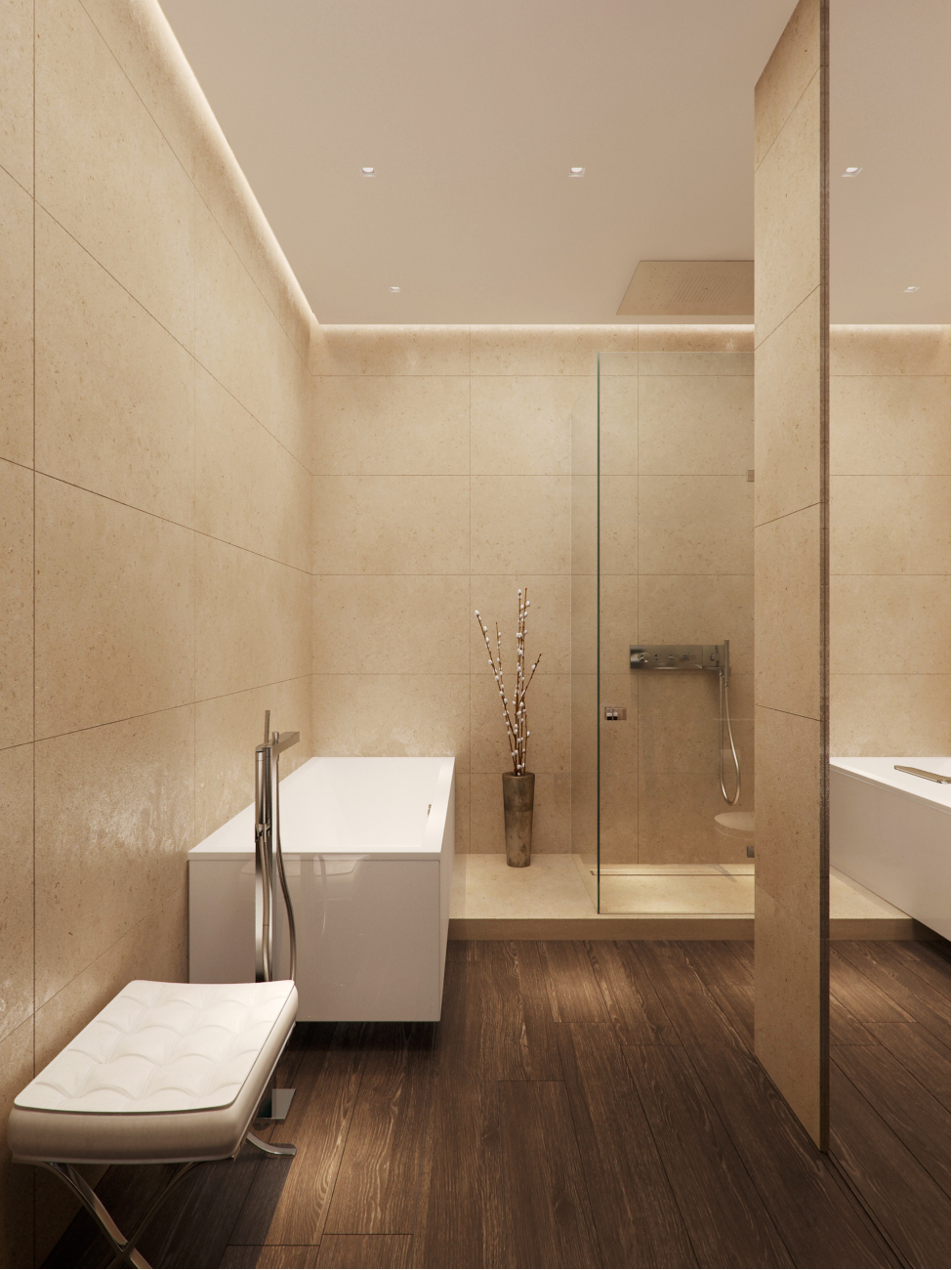 The interior of the apartment 140 m  in residential complex dominion Alexandra Fedorova-12