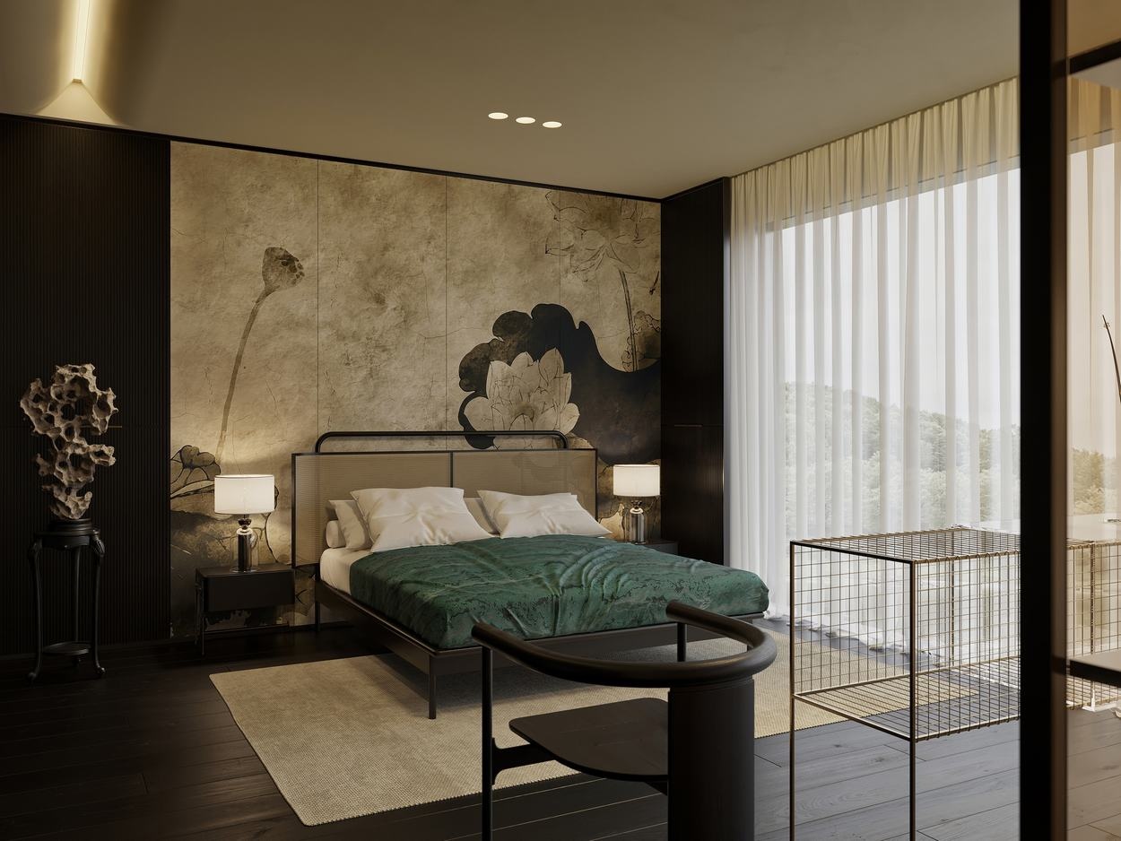 忆江南·中式别墅丨ZHBB 效果表现-64