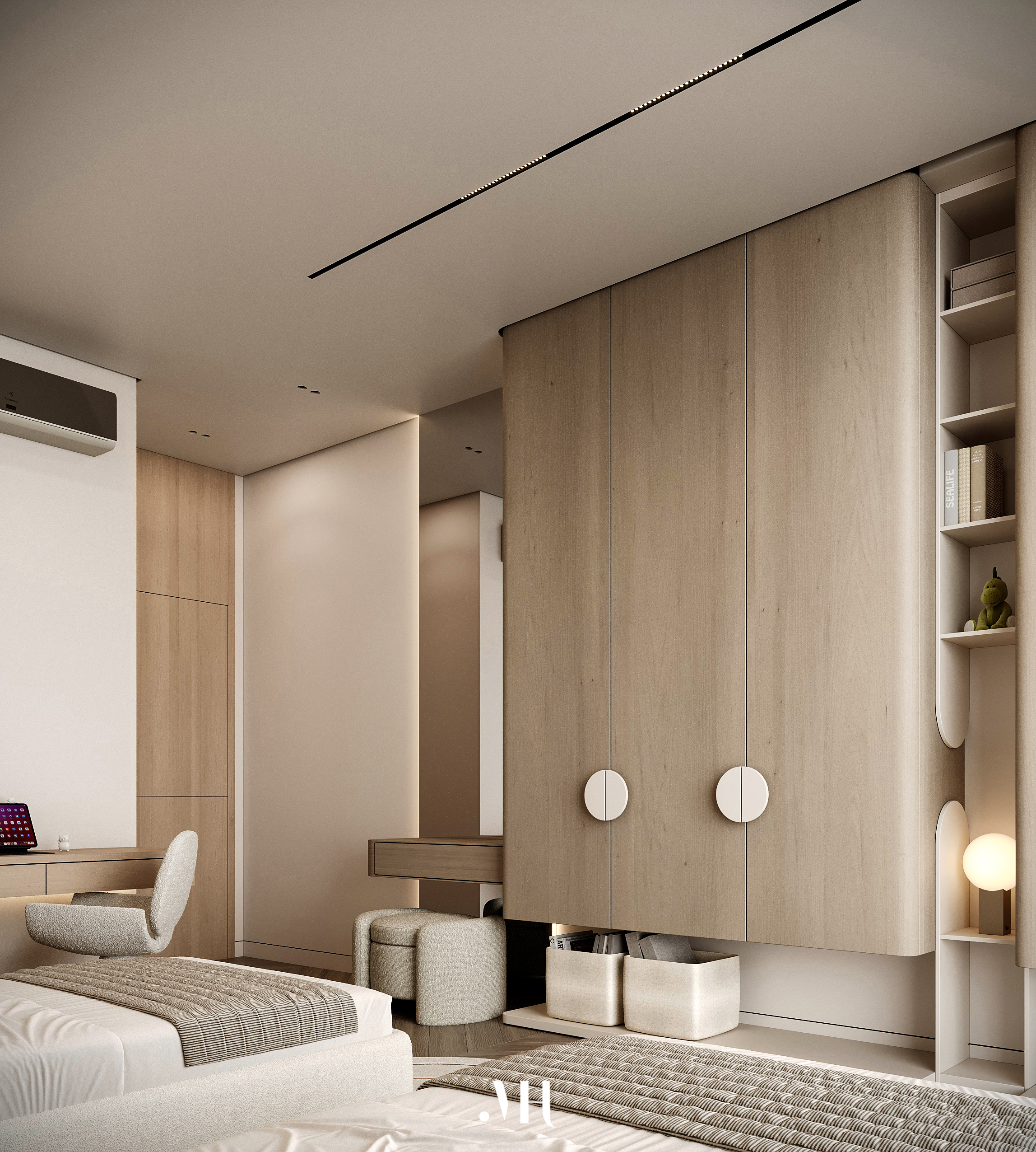 儿童卧室丨Menna Hussien Designs-5