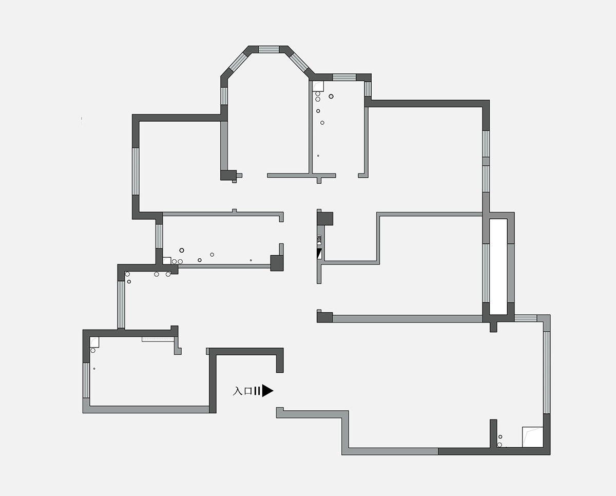 淄博绿城百合花园 169㎡优雅神秘丝绒风格家居设计-20