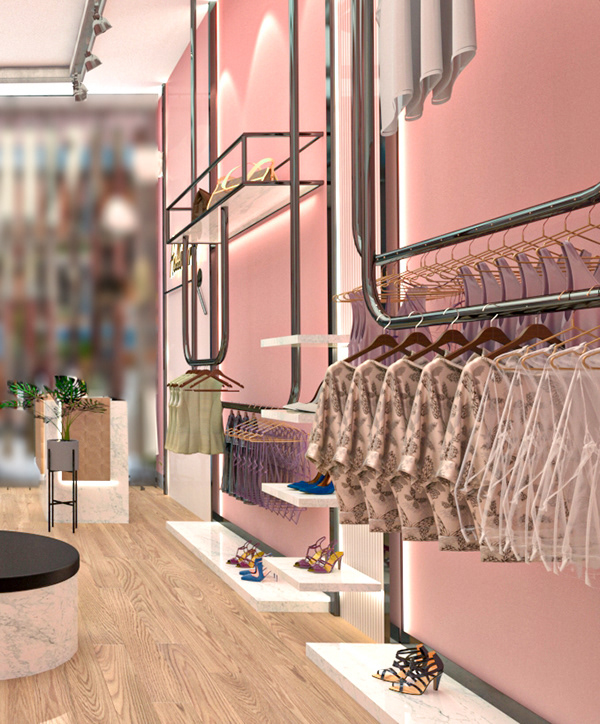 Clothing store-university 3rd year- Interior design-6