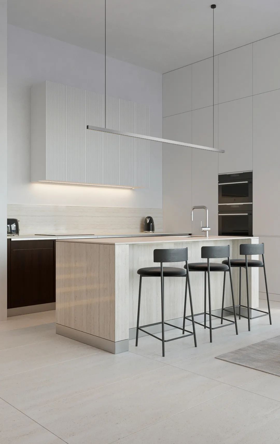 乌克兰基辅 182㎡极简风住宅丨SHOVK Architects-10