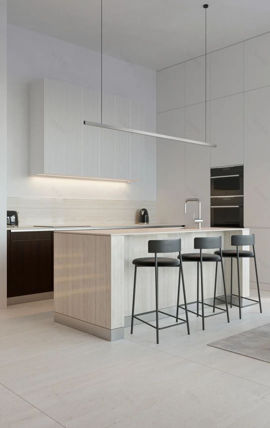 乌克兰基辅 182㎡极简风住宅丨SHOVK Architects-10