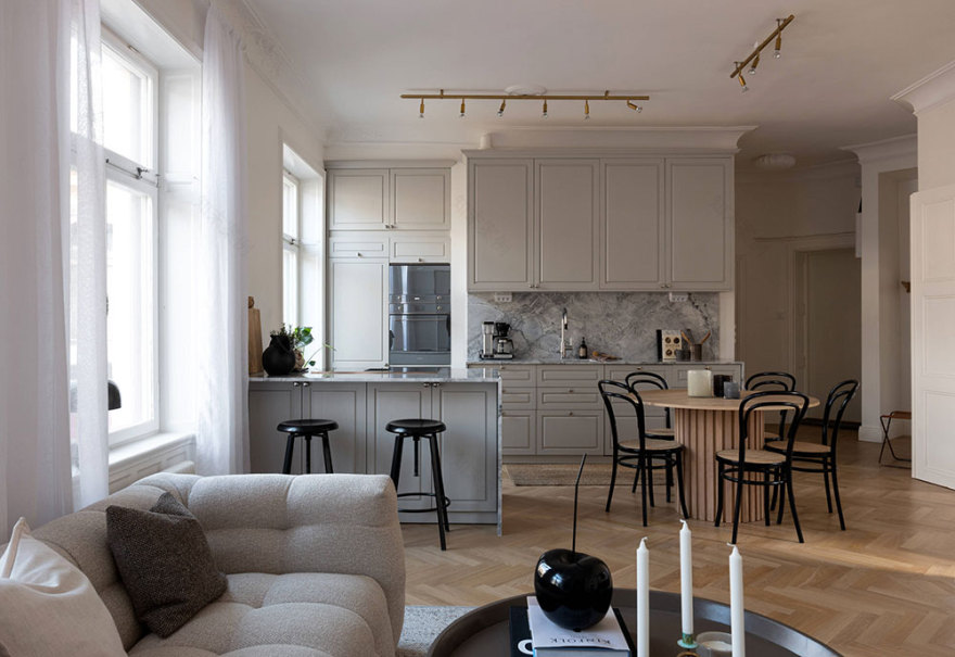 斯德哥尔摩优雅北欧风格公寓-8