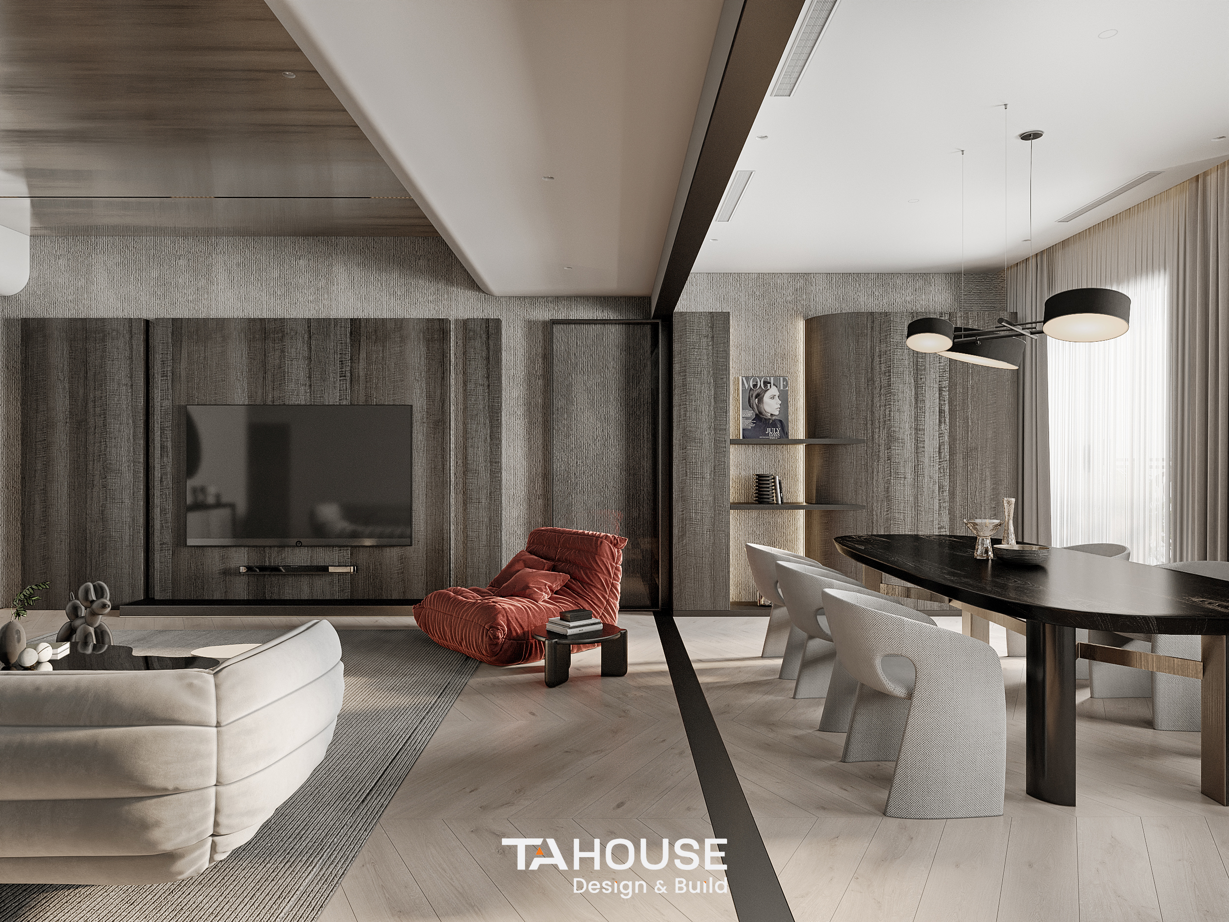 THE FLEMINGTON APARTMENT 室内设计丨越南胡志明市丨TA HOUSE-5