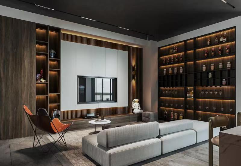 邯郸现代轻奢全屋定制家具展厅设计丨中国邯郸-20