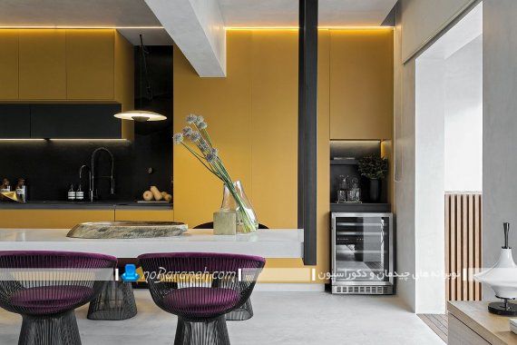 最新款悬浮无腿岛台厨房设计-13