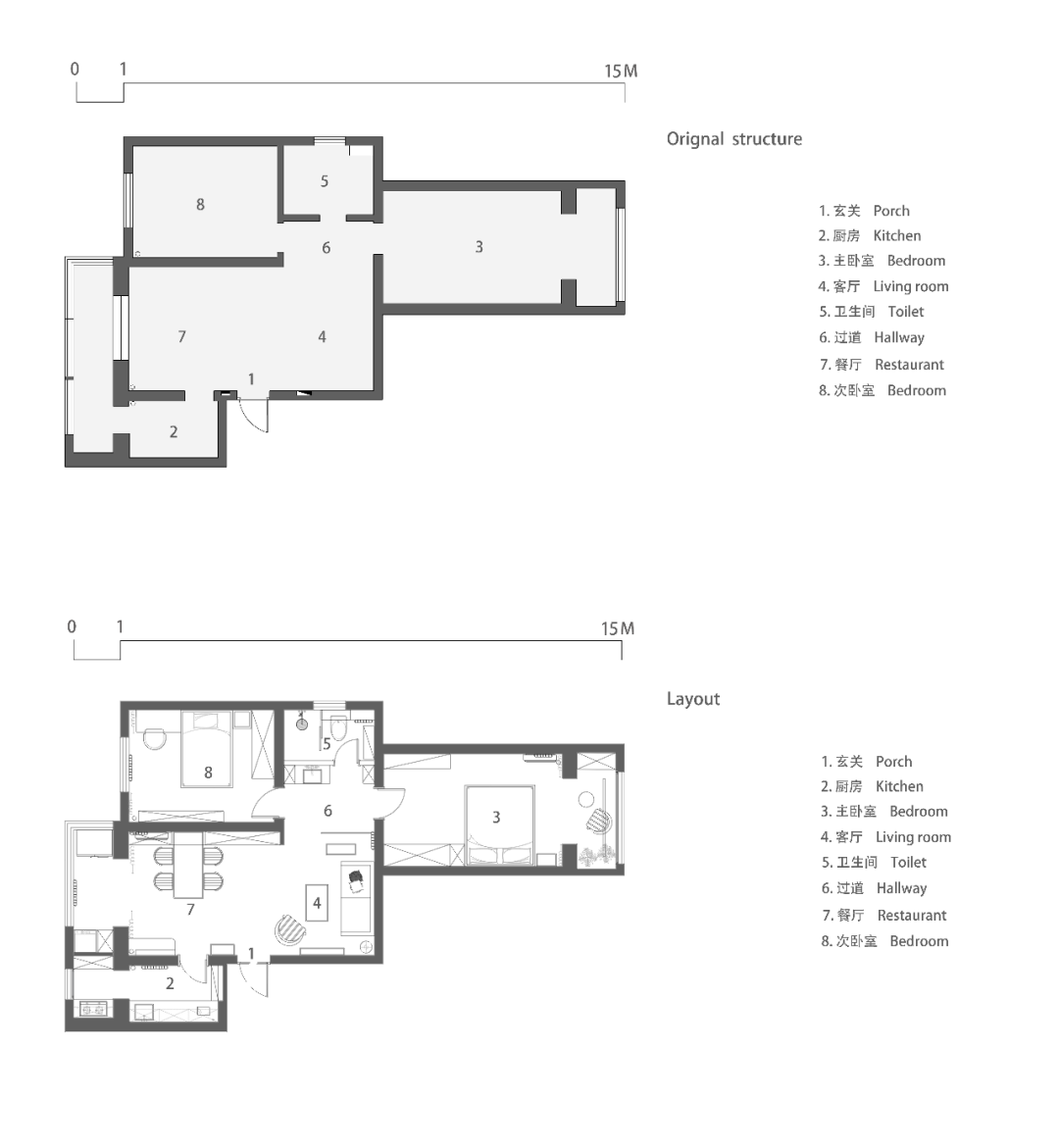 海棠花儿自在开 · 金田公寓旧屋改造丨中国天津丨manas design-25