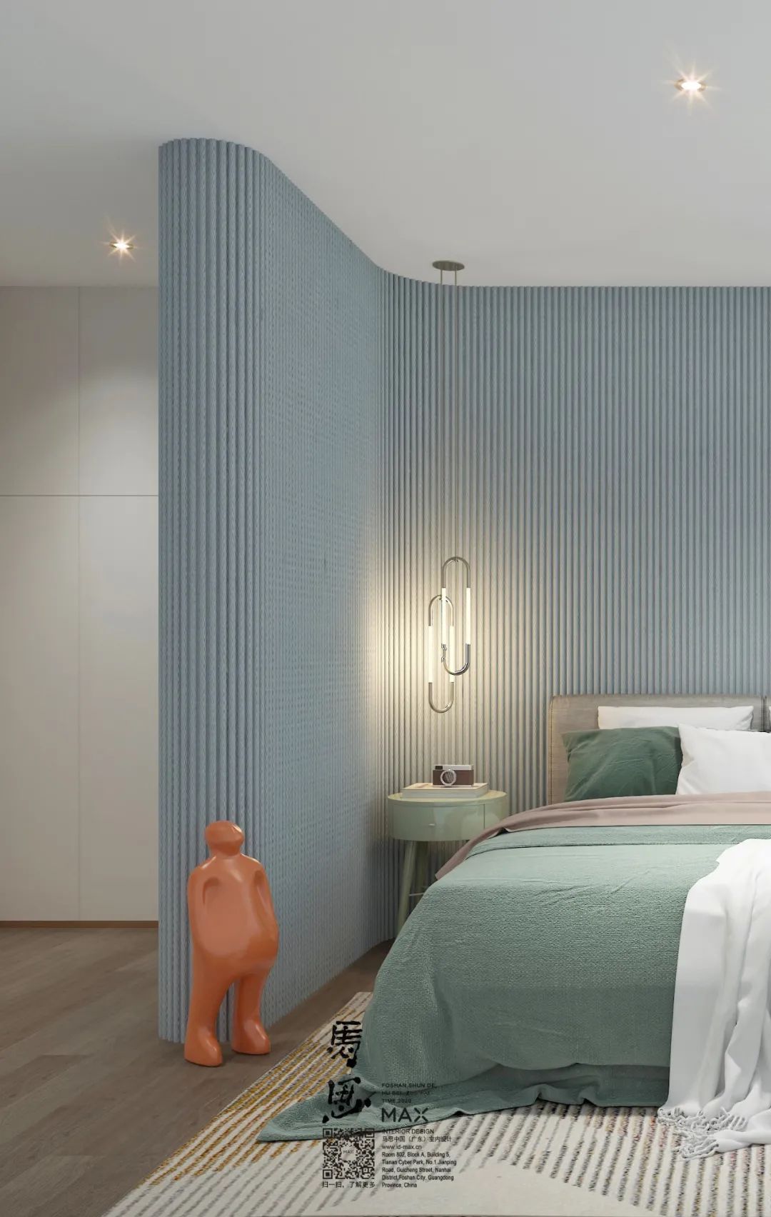 马思室内设计 | 现代轻奢别墅, 间至味是清欢-116