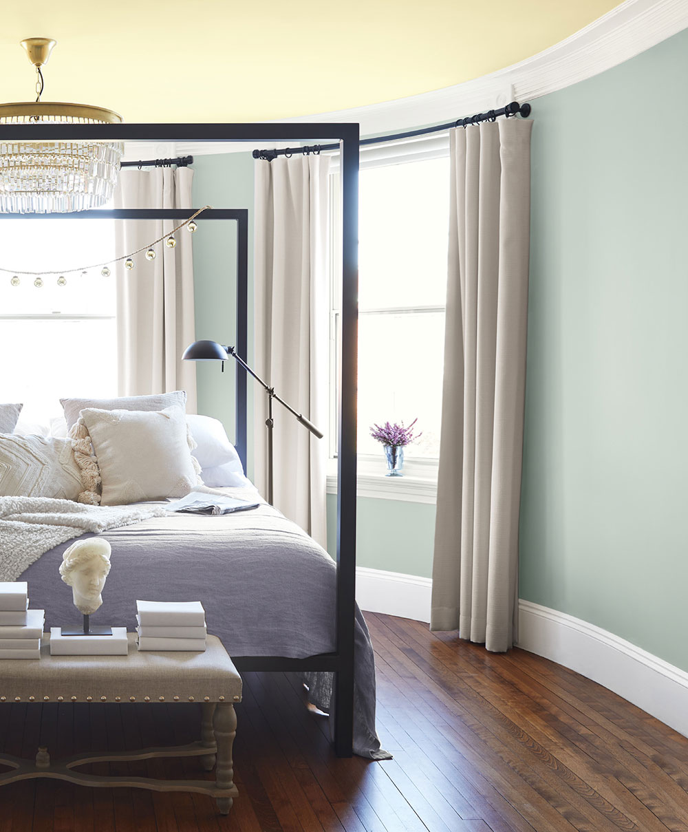 2022 年室内设计色彩趋势 | Benjamin Moore 的淡雅春季调色板-4