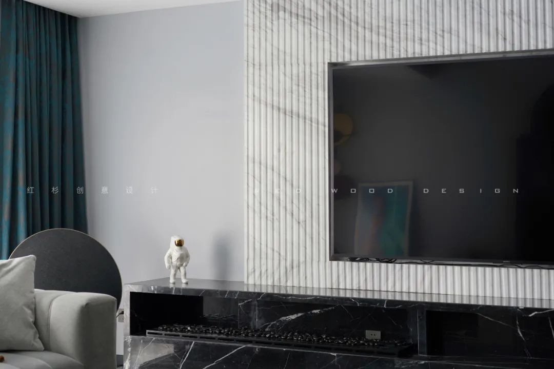 红杉创意设计 | 西安 360㎡现代家居,巧妙融合多种文化元素-30