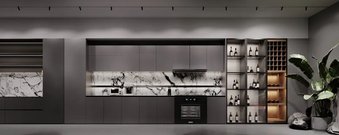 卡利亚高端不锈钢橱柜展厅丨周笙笙全案设计工作室-37