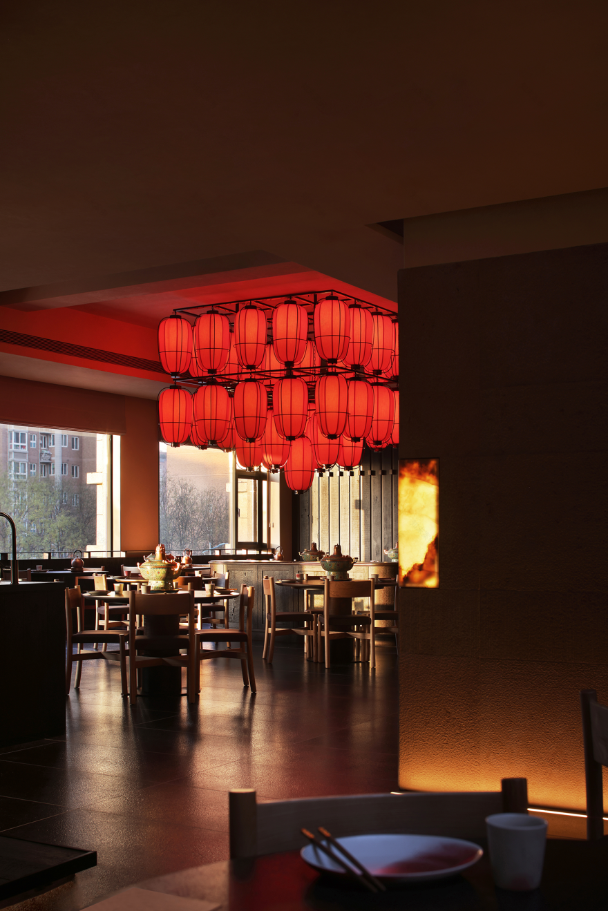 金昆阁·铜锅涮肉丨中国西安丨屋里门外设计-24