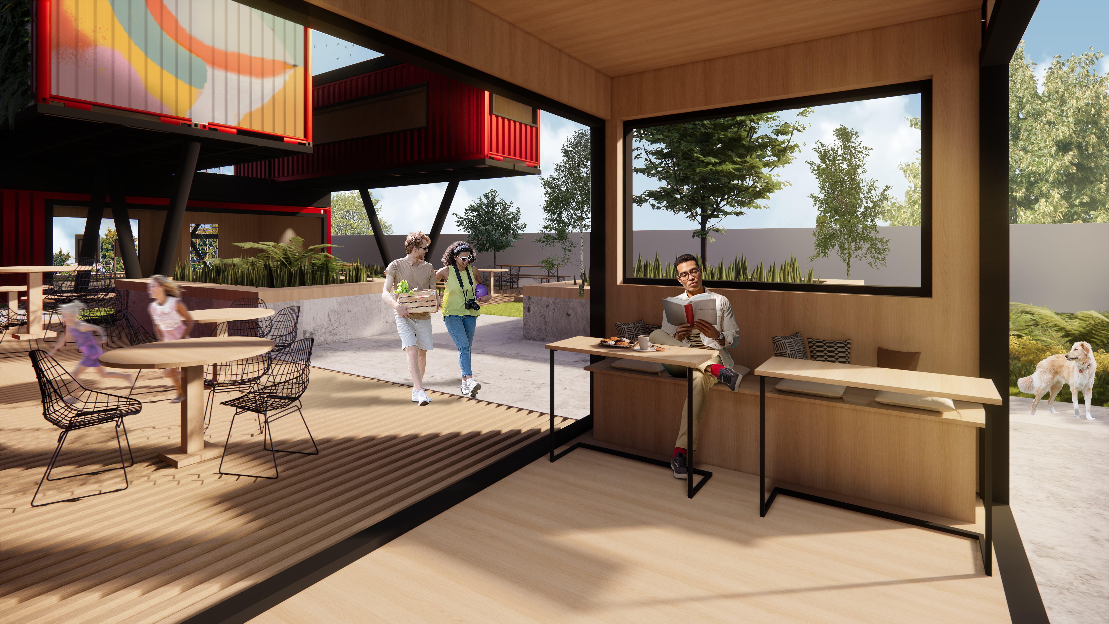 Pune Sharing 集装箱工作室建筑设计竞赛丨印度-11