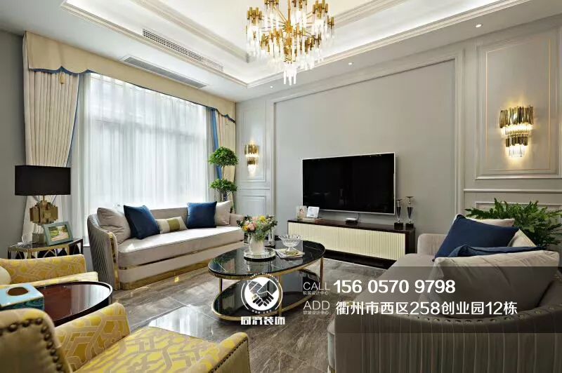 同济大宅全案设计中心美式轻奢排屋案例解读-16