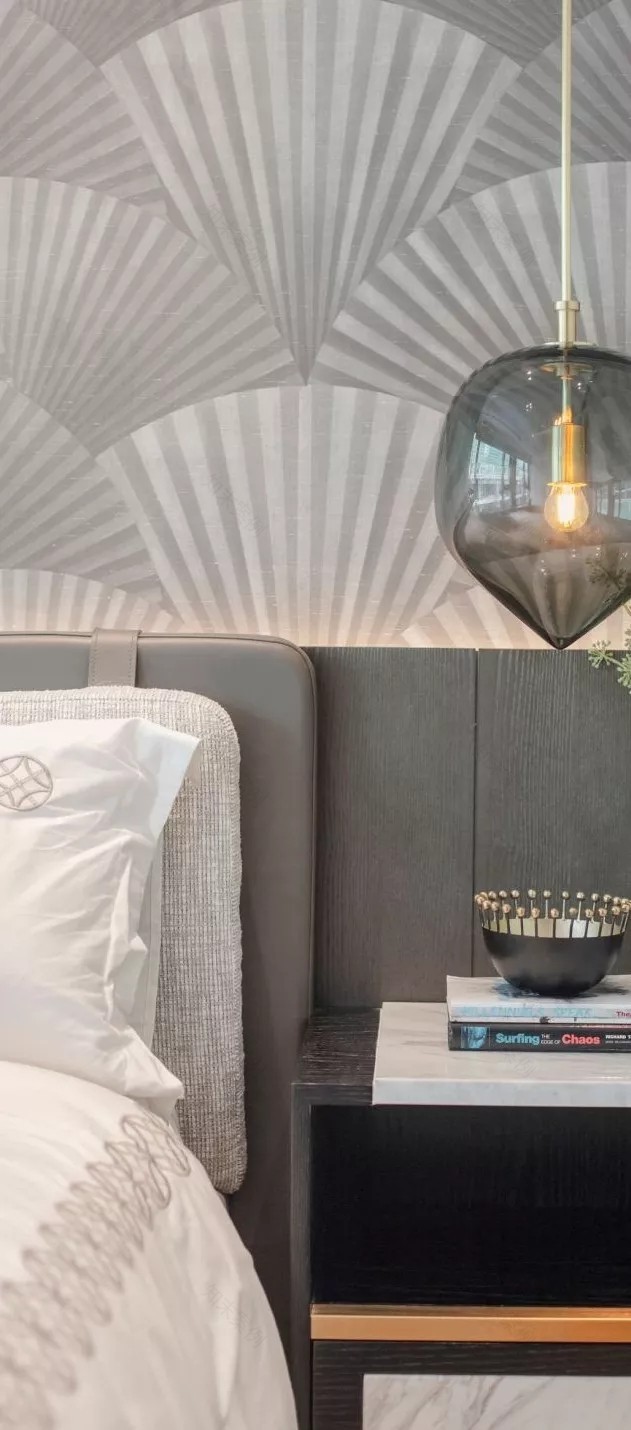 以山水墨画为灵感源头,武汉华侨城原岸样板间 吴滨-43