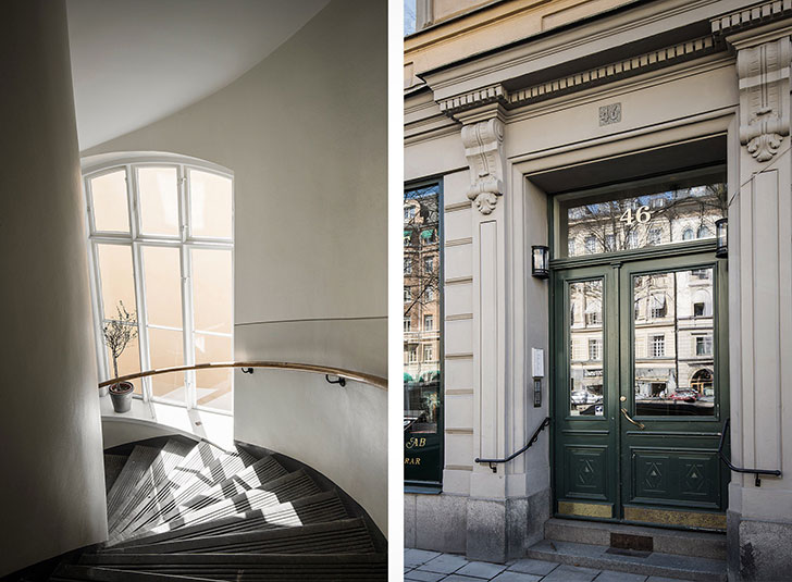 温馨暖色调的斯堪的纳维亚公寓设计-26