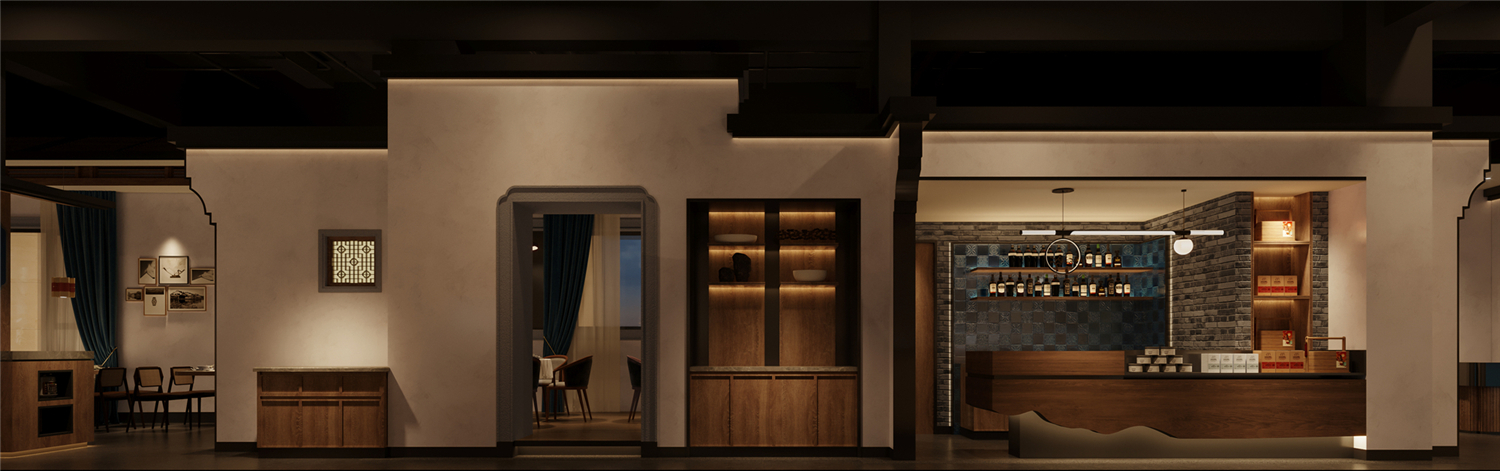 《淳圆外》餐厅 · 现代简约的新式徽派设计-26