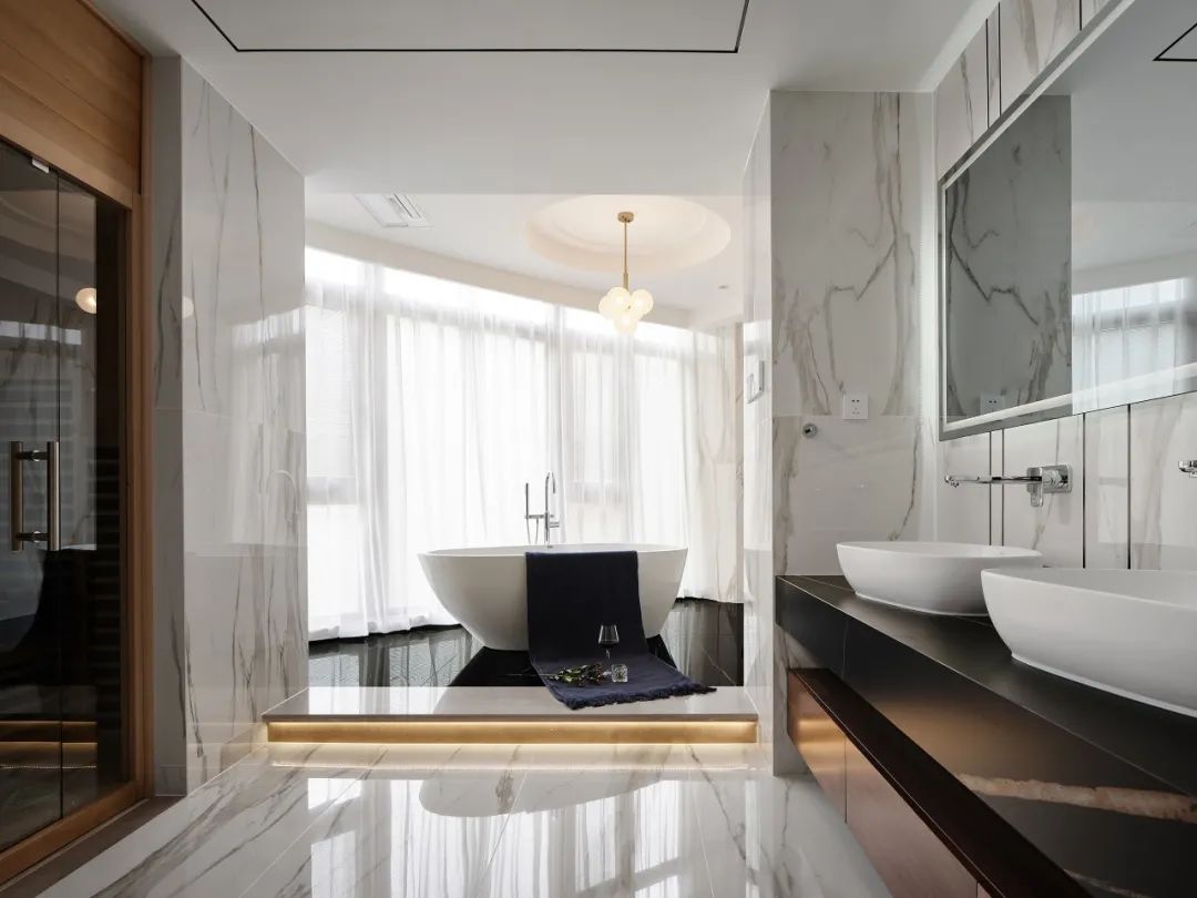 江南一品 450M²私宅丨红设计软装-51