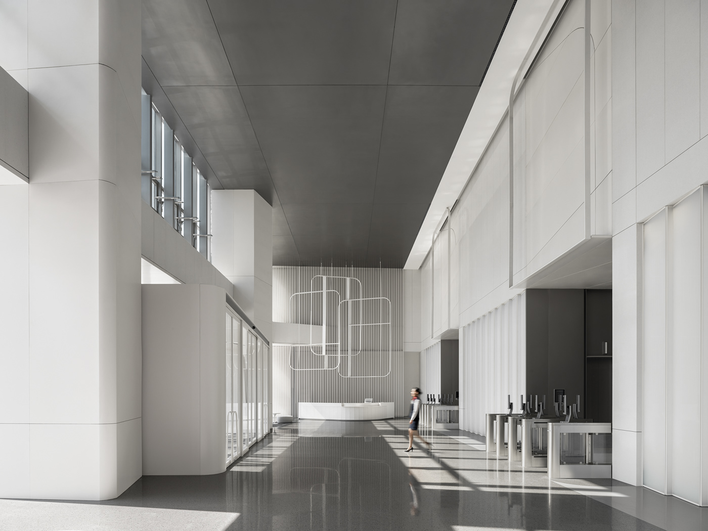 国润城 F1 写字楼大堂丨中国西安丨HONG Designworks-20