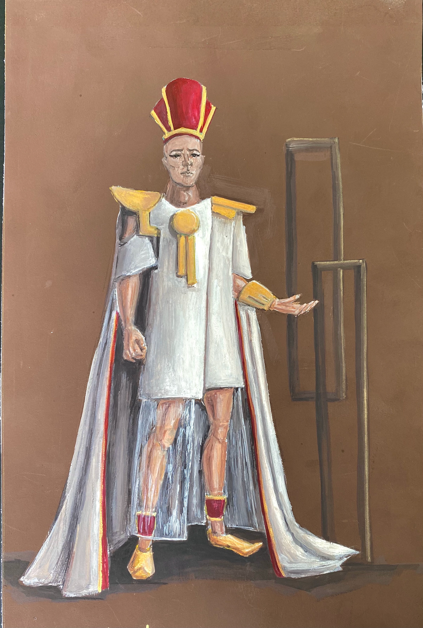 《阿肯那顿》歌剧舞台设计-14