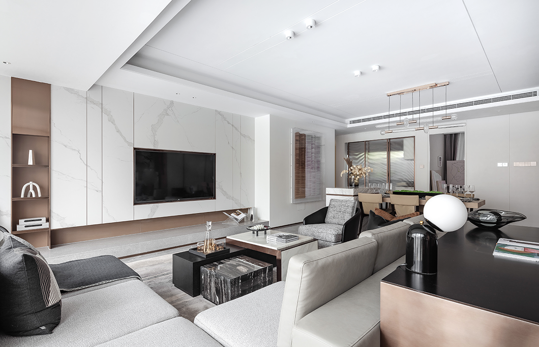 现代城市别院 | 简约几何与激情色彩的完美融合-8