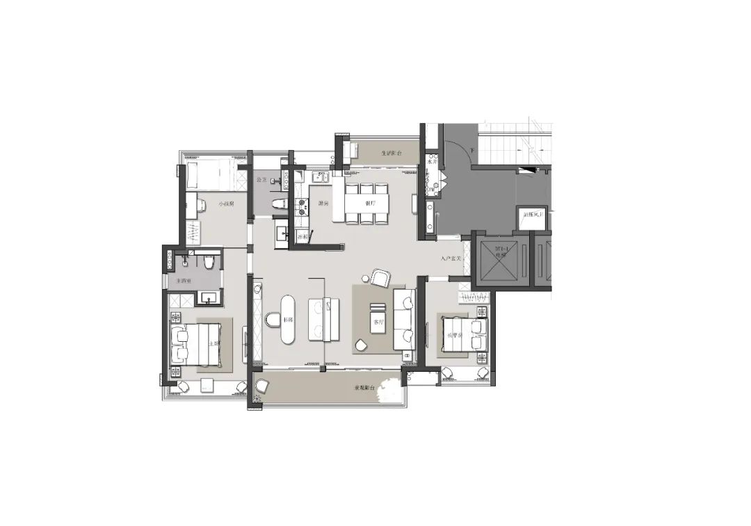 融佳臻园·LDKG 设计丨中国佛山丨易思维室内设计-52