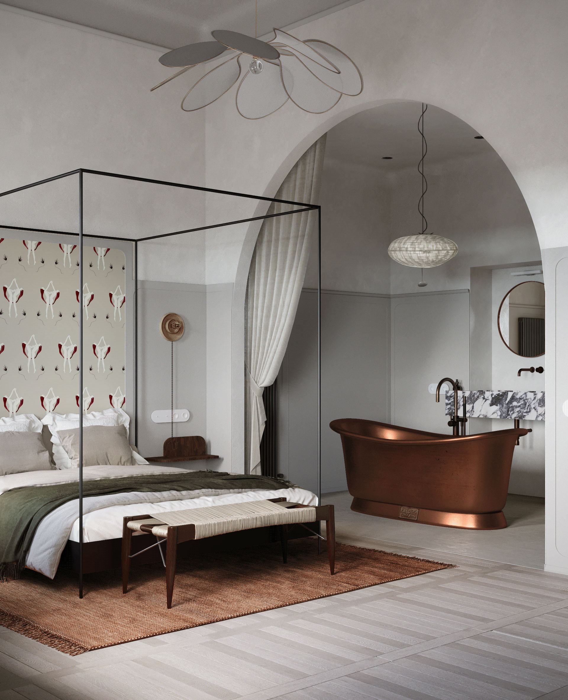 115㎡公寓设计 超有氛围感的住宅-8