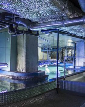 莫斯科海洋馆155立方米鳐鱼海洋水族缸