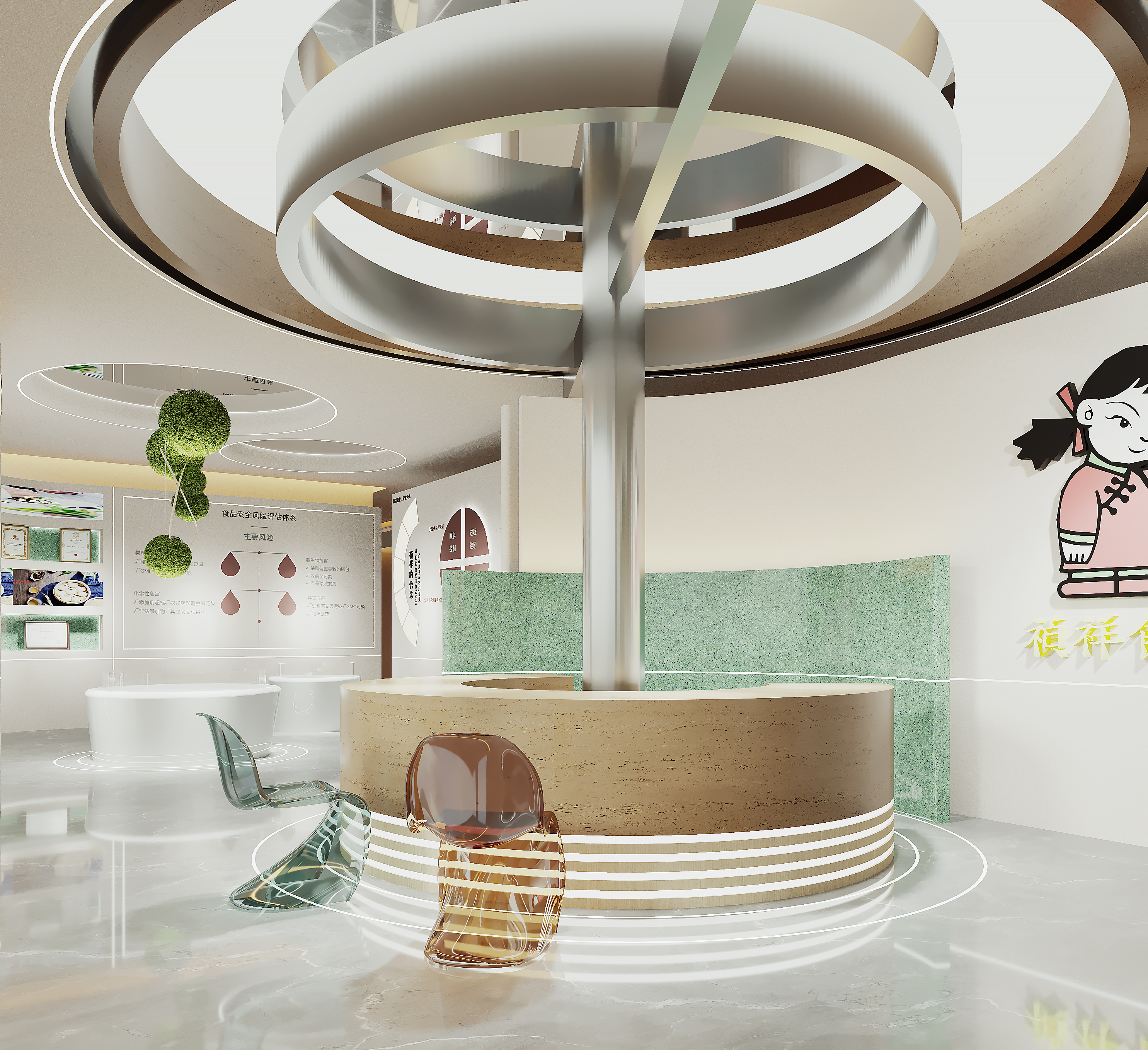 企业大厅展示空间展厅-6