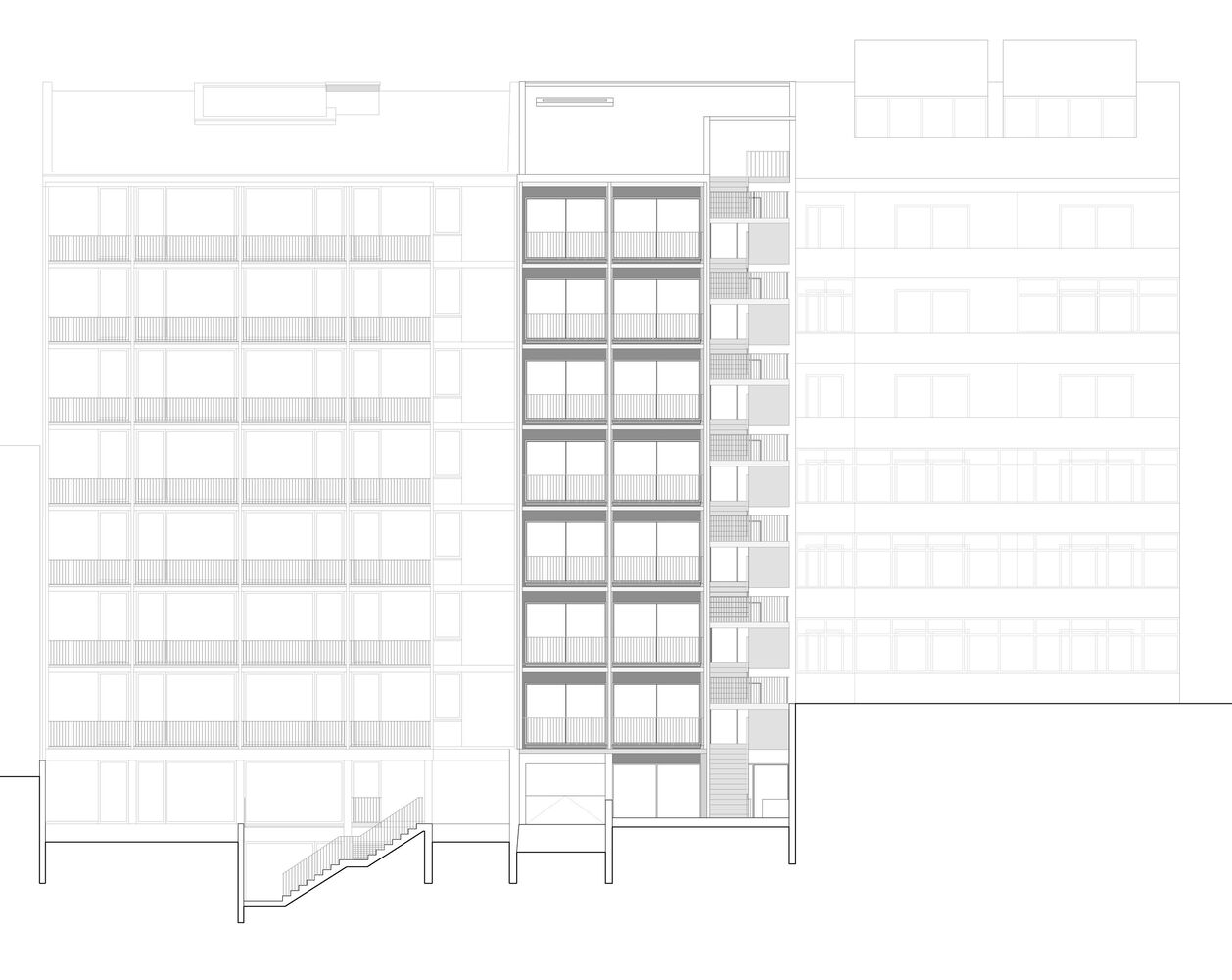 葡萄牙 Pinto Bessa II 住宅楼丨葡萄牙波尔图丨depA architects-33