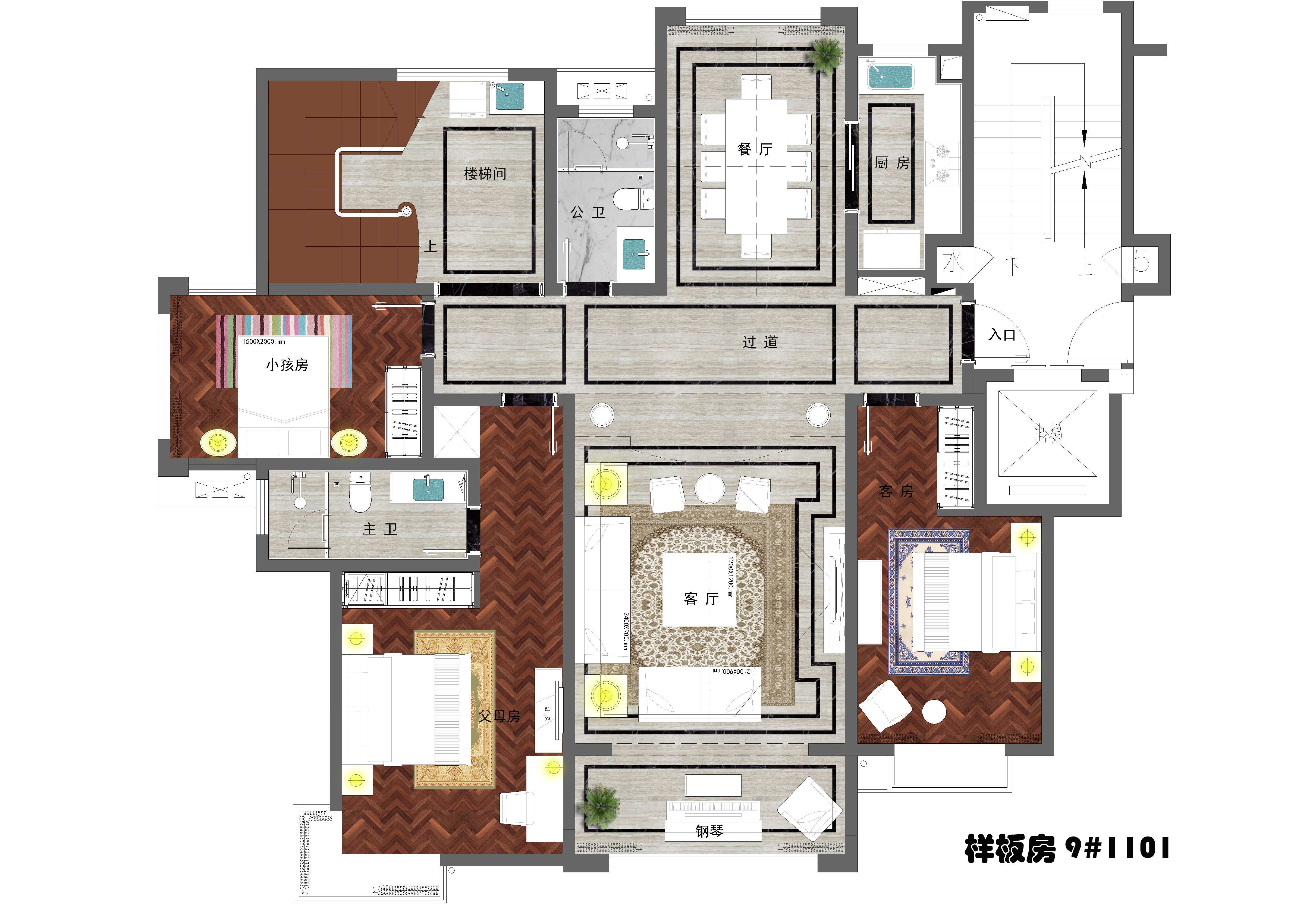 沈育晖雅致法式样板房-0