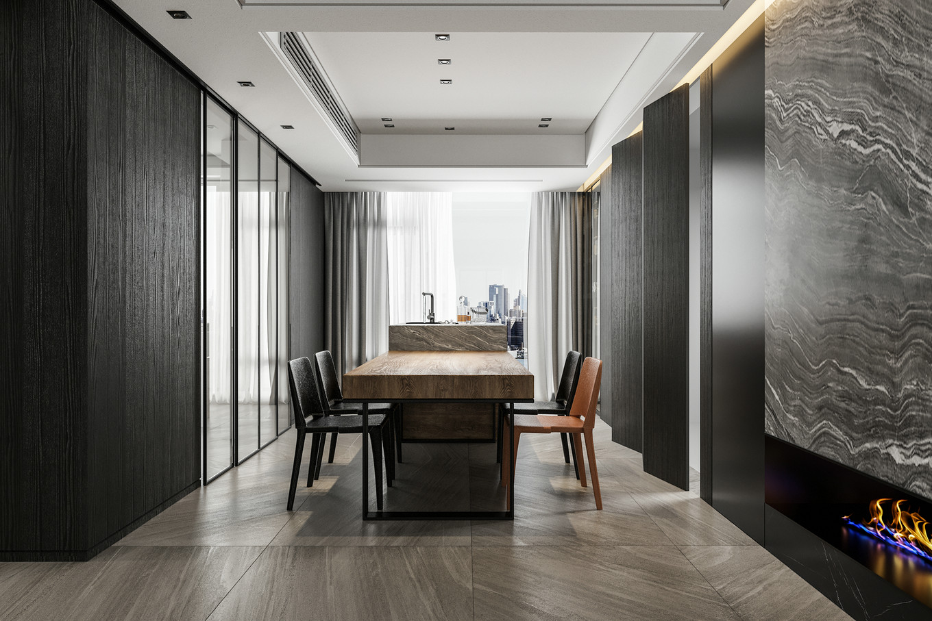 简约时尚的办公空间设计-23