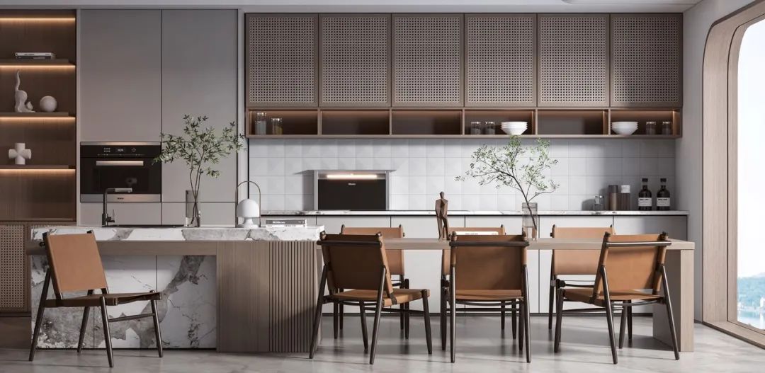 现代简约餐厨一体，打造舒适实用家居空间-0