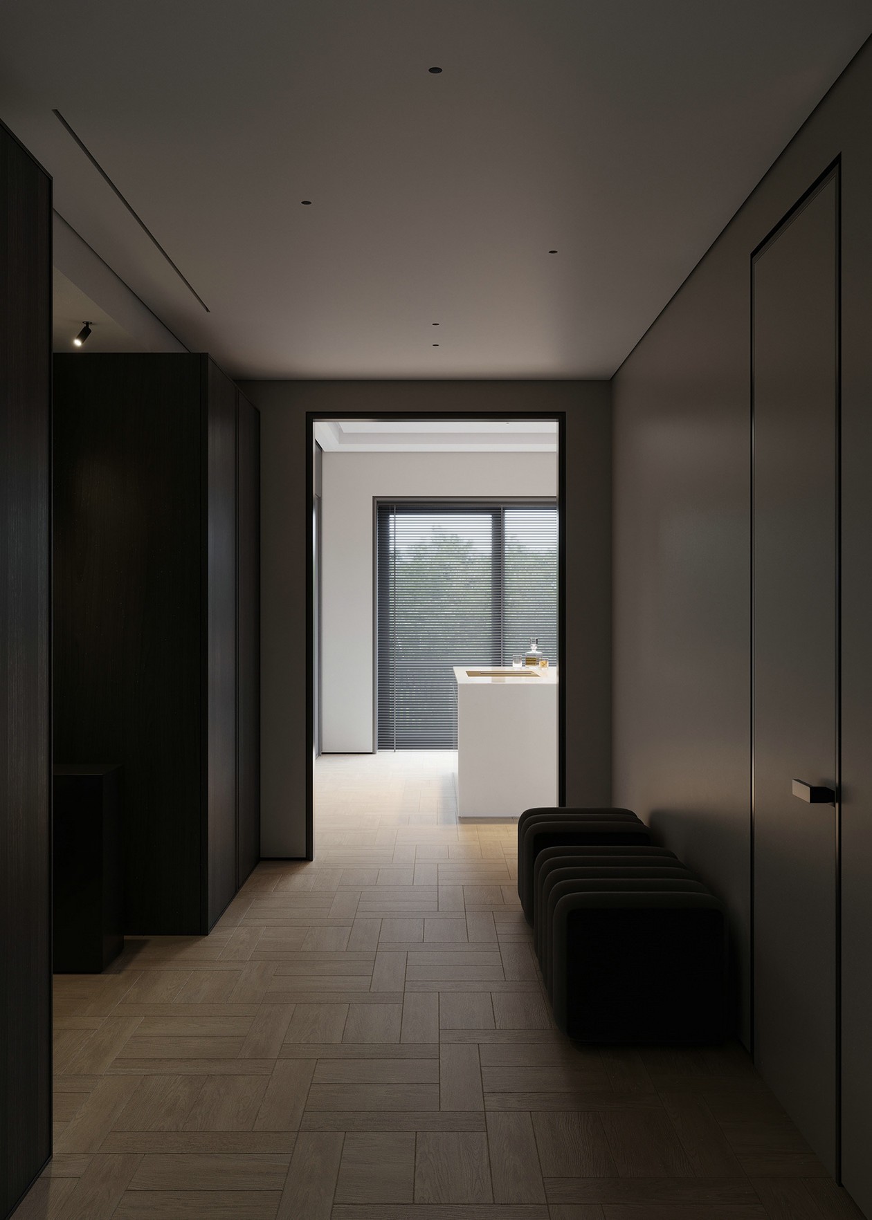 高级黑色系公寓设计-0