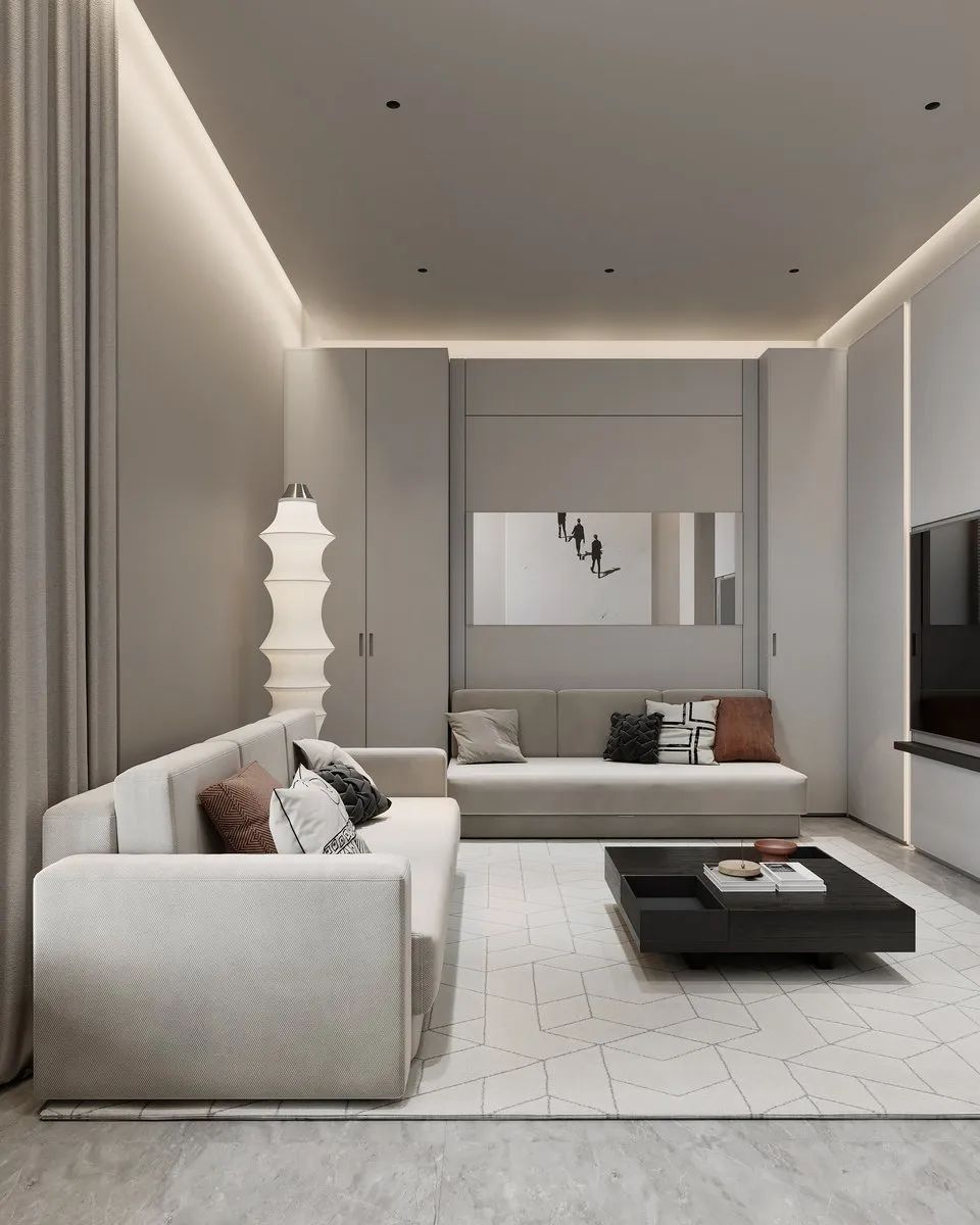 利雅得顶层复式公寓设计丨沙特阿拉伯利雅得丨LeQB Architects-37