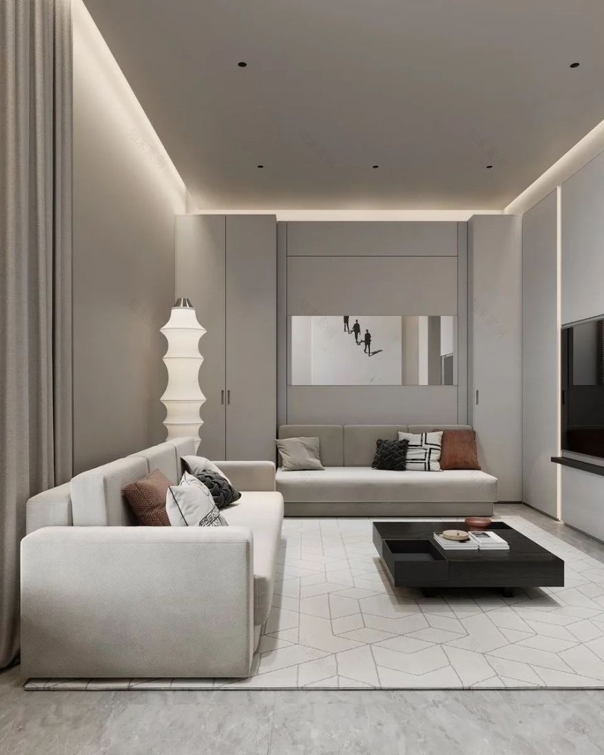 利雅得顶层复式公寓设计丨沙特阿拉伯利雅得丨LeQB Architects-37