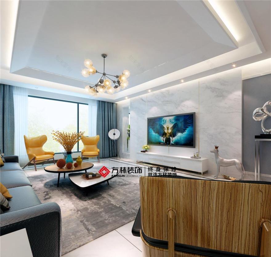 盘锦恒大华府现代简约之家,两代人的舒适生活-18