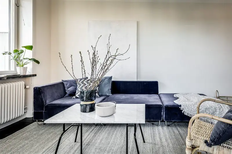 自然元素装点的瑞典城市公寓-5