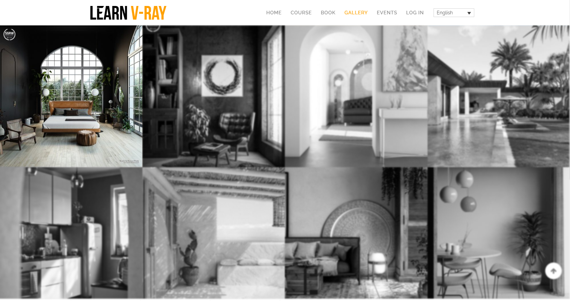 黑暗卧室计算机生成图像-15