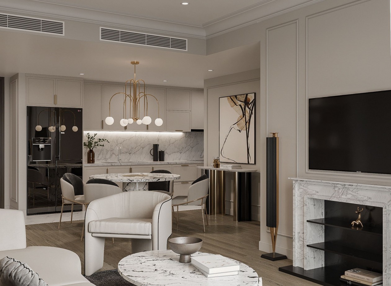 现代中性色系空间设计-1