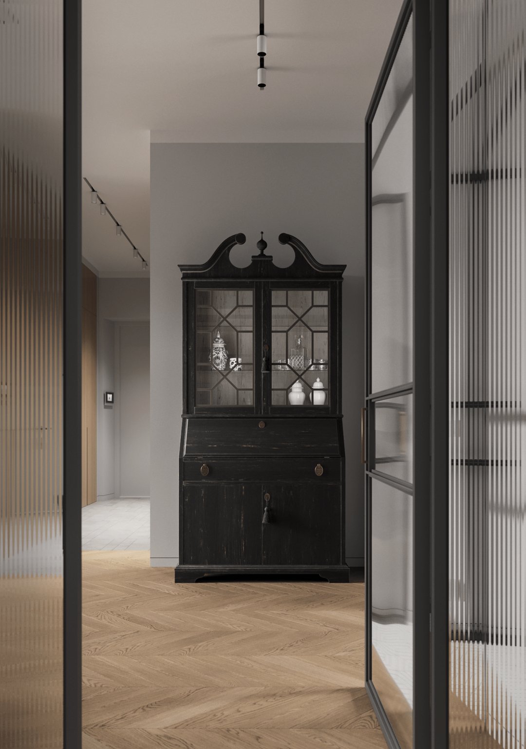 莫斯科 106㎡现代简约家居，融入苏联构成主义风格-28