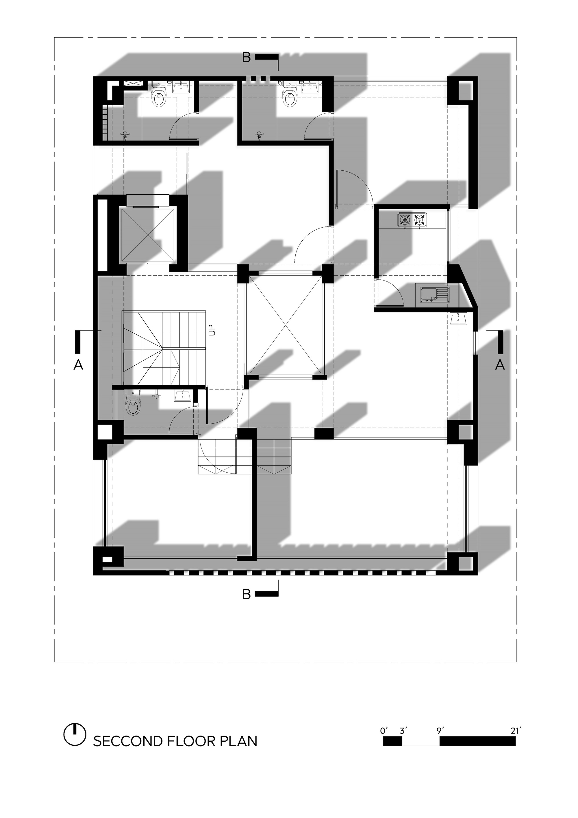瓦萨特维塔办公室及住宅丨孟加拉国达卡丨Vuumaatra Consultants-50