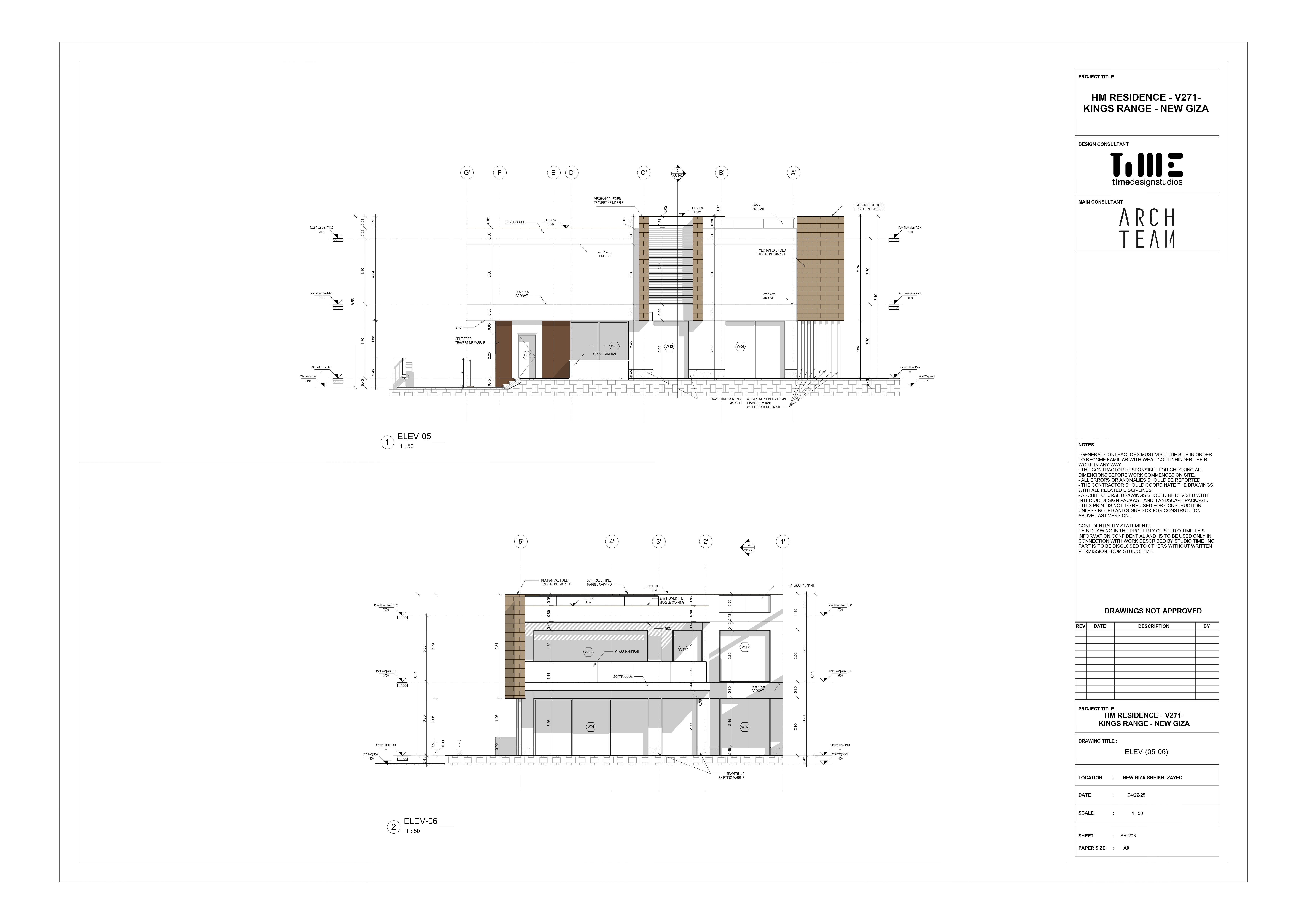 New Giza Modern Villa | LOD 350 Tender Package-28