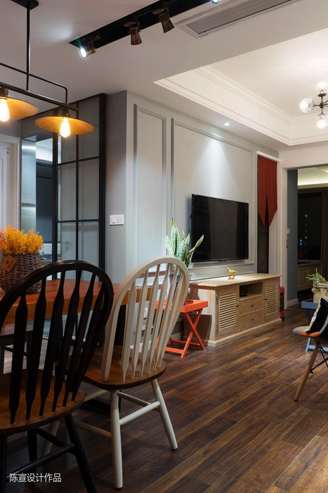 陈宣设计 · 重庆 65 平米美式工业风住宅-9