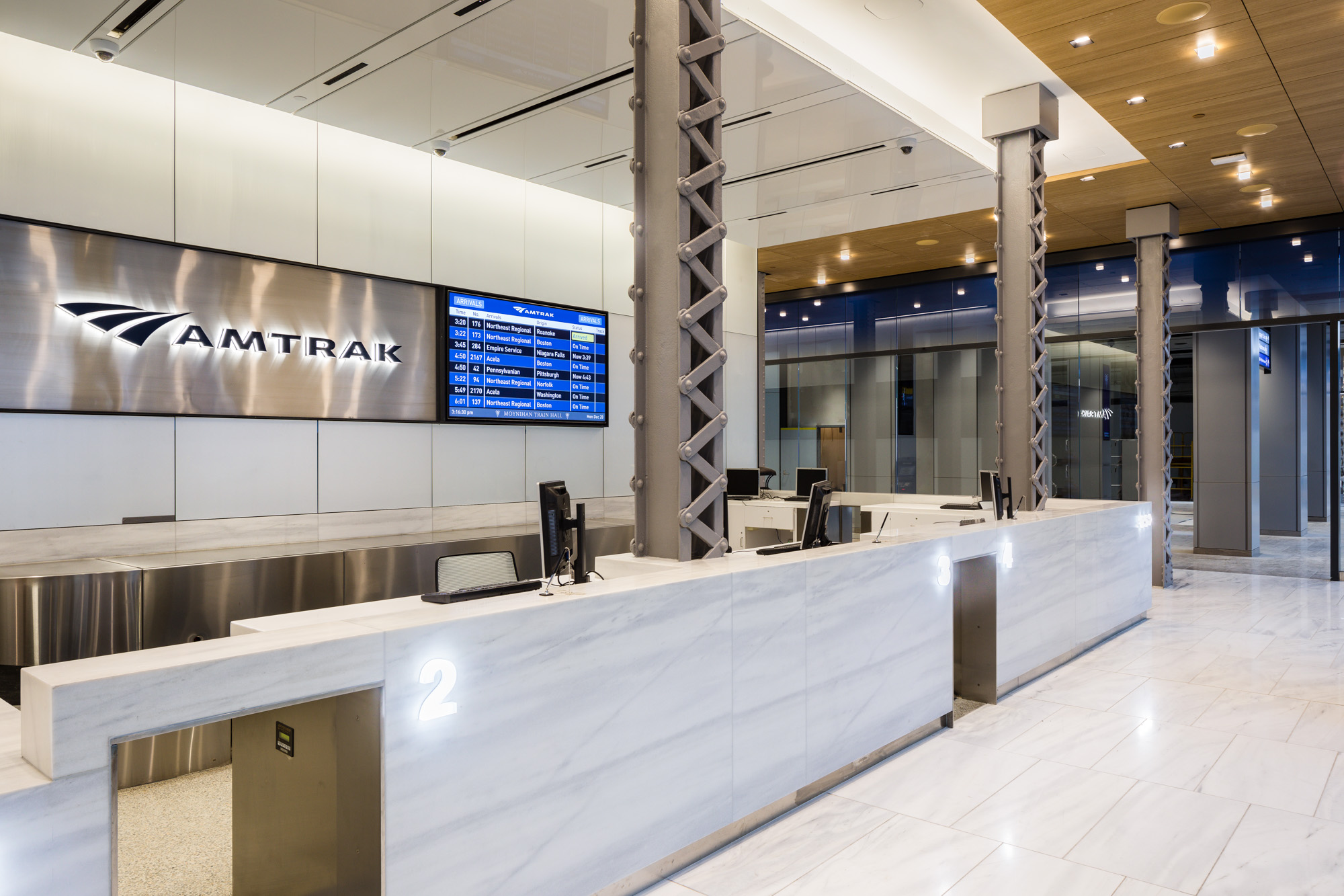 纽约莫伊尼汉火车大厅丨美国曼哈顿丨SOM,Schlaich Bergermann Partner等-24