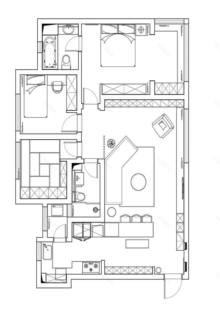 北欧风情的温馨小窝-63