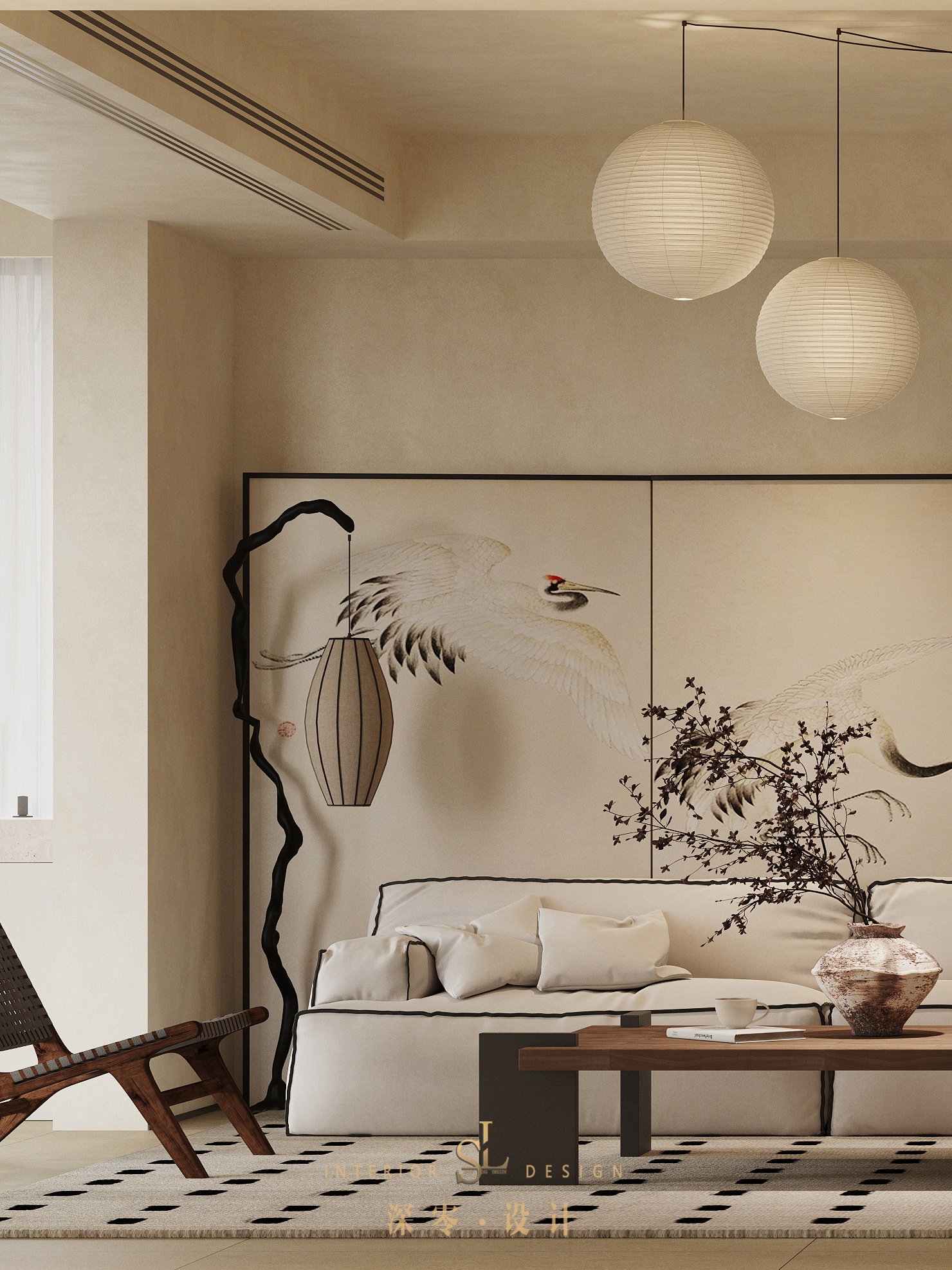 【云滨花园】东方美学,中式雅韵 平层丨中国合肥丨深零设计-1