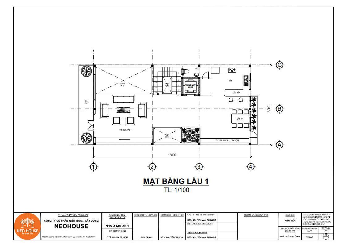 800 万越盾商业办公楼设计案例丨NEOHouse Thiết Kế Biệt Thự-10